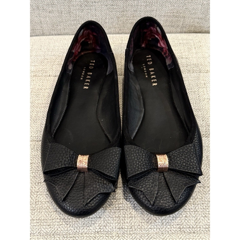 Ted Baker Women's black flat shoes size US 7.5/EU 37.5